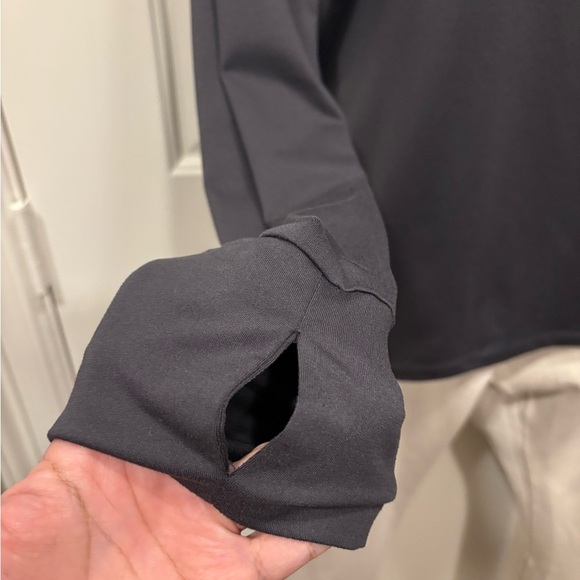 Torrid Gray Long Sleeve Active Top - Picture 2 of 5